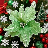 Großhandel Künstliche Weihnachtsblumen Weihnachtsstern-Stiele zum Fabrikpreis