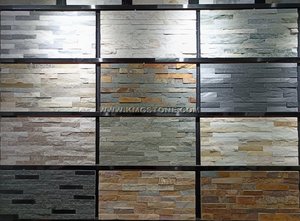Vente en gros Carreaux de quartzite en ardoise naturelle de qualité supérieure à face divisée <span class=keywords><strong>Cheminées</strong></span> murales traditionnelles intérieures et extérieures Soutènement - Product Image 4