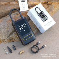 Portable ABS Material Intelligent Digital Display 12V Wireless Charging Emergency Air Pump for Vehicle