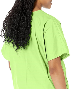 Blusa Médico <span class=keywords><strong>para</strong></span> Mujer con Cuello en V, Corte Tradicional, Manga Murciélago y Tela Resistente a la Decoloración - Product Image 2