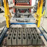 Machine à fabriquer des blocs automatique PLC QT4-15, cycle de moulage de 15 secondes, 7680 pièces/jour, machine à briques