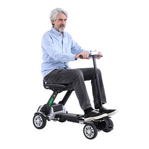 Scooter électrique à 4 roues mobilité électronique aluminium unisexe léger 8 pouces C-1 moto électrique autonome 10 - 20ah - Product Image 4