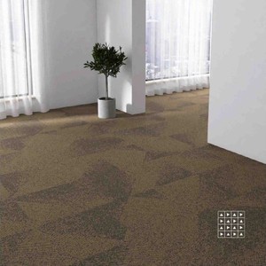 Ubin karpet kantor komersial dinding ke dinding kustom gaya Modern harga rendah PP warna PVC Hotel & lantai koridor pameran - Product Image 4