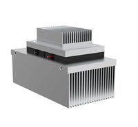 Refroidisseur d'eau thermoélectrique industriel Peltier, pièces en alliage d'aluminium, module thermique refroidi par air, 24VDC 73.5W, réfrigérateur de refroidissement