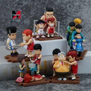 โมเดลฟิกเกอร์การ์ตูน PVC แอคชั่นฟิกเกอร์ ฉากที่ 5 จากเรื่อง Slam Dunk ตัวละคร ซากุรางิ ฮานามิจิ รุคาวะ คาเดะ อาคากิ อานิชิ และโค้ช - Product Image 1
