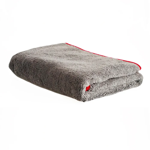 Toalla de <span class=keywords><strong>Microfibra</strong></span> para Auto <span class=keywords><strong>DF</strong></span> 320 GSM, Tamaño Grande 70x180cm, Gris, Sin Bordes, Secado Rápido, para Limpieza y Secado de Autos - Product Image 1