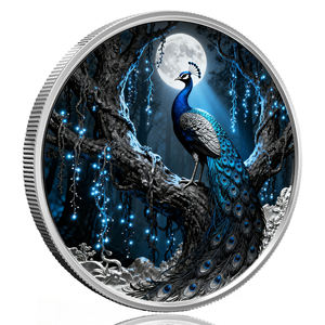 銅メダル1オンス999純白銅メッキ高レリーフカラーカスタムコレクタブルコイン - Product Image 2