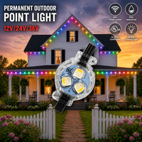 Contrôleur d'application intelligent synchronisé à la musique pour lumières de Noël, 12V 24V 36V, étanche IP68, éclairage ponctuel extérieur permanent pour maison
