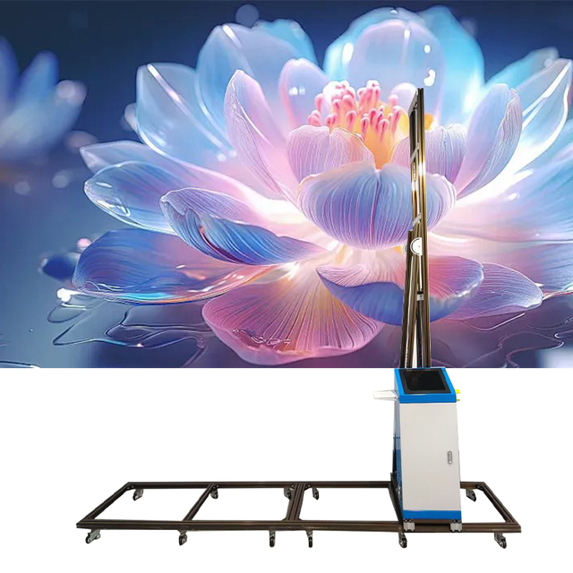 High Quality New Automatic Inkjet Wall Printer XP600 UV Ink 2400 DPI