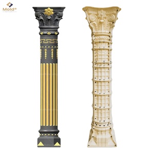Moule Pilier Colonne Romaine Ronde en Béton, Injecté Plastique, pour Poteaux de 18cm, 20cm, 25cm, 30cm, 35cm, 40cm, 50cm, 60cm de Diamètre - Product Image 1