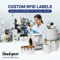 Etiqueta RFID UHF para Parabrisas, Código de Barras, Bajo Costo, Etiquetas Adhesivas RFID UHF para Joyería, Etiquetas RFID UHF para Ropa