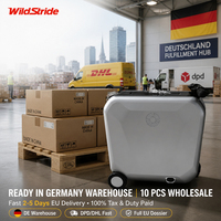 Valise à roulettes pour les voyages d'affaires quotidiens, capacité 40L, batterie amovible, certifiée CE et RoHS, stock disponible en UE