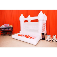 Château gonflable commercial mini pour extérieur, toboggan rebondissant, château de mariage, maison de fête, capacité 300 kg, installation facile