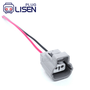 6189-0100 2-pins vrouwelijke 2,2 mm S-umitomo connector pigtail voor Toyota Lexus Scion condensor 90980-10843 - Product Image 5