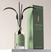 Diffuseur de parfum en verre avec bâtonnets en fibre, 100 ml, 250 ml, 500 ml, pour la maison, l'hôtel, parfum longue durée, décoration, cadeau