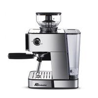 Cafetera Espresso 2 en 1 con Pantalla Táctil IMD, Bomba Italiana ULKA de 20 Bares, 51 mm, Digital, de Acero Inoxidable, con Molinillo Integrado