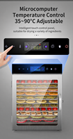 18-laags slimme droogmachine voor fruit, multifunctionele voedseldroger voor fruit, groenten, kruiden en snacks