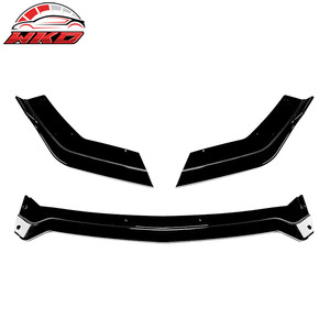 Compatible con Ford Mustang Ecoboost 2018-2023, Labio de Parachoques Delantero Estilo IKON, Negro Brillante - Product Image 4