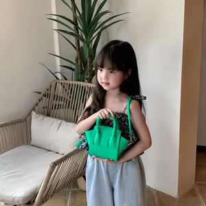 子供用ミニハンドバッグファッションキャンディカラーPUクロスボディバッグ女の子用かわいいプリンセス小さなショルダーバッグポータブル子供財布 - Product Image 3