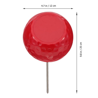 Outils de marquage de tees de golf personnalisés avec logo imprimé en usine, marqueurs en plastique pour parcours de golf, marqueurs de tees de golf colorés à fossettes