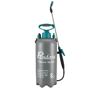 Pandora pulverizador de pressão, jardim, 8 litros, 8l, bomba de mão, manual, para planta, carro, lavagem de casa, limpeza