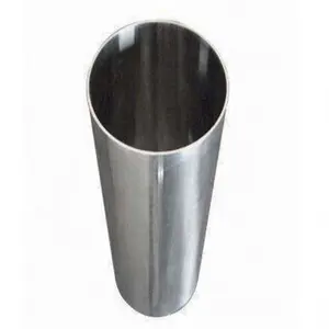 Tubo de acero inoxidable 304 316 pulido brillante de superficie de gran diámetro precio por kg