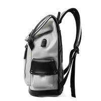 Mochila Pu Leder Dayback Teen Bookbags Laptop tasche Frauen Rucksack Benutzer definierte Männer Rucksäcke
