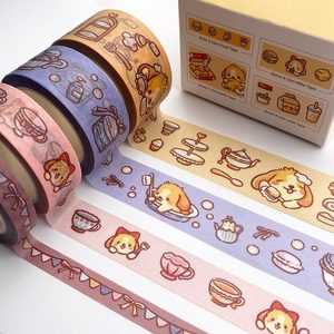 Tùy chỉnh in Nhật Bản Washi băng trong thiết kế vật nuôi Acrylic dính <span class=keywords><strong>masking</strong></span> <span class=keywords><strong>tape</strong></span> bán buôn Washi dán - Product Image 4