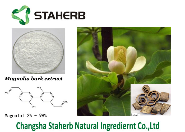 super CO2  mangolol honokiol corter magnolia cortex P.E. magolia bark extract  mangnolol+honokiol magnolol/honokiol POWDER 98%