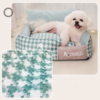 Coussin pour animaux de compagnie en fibres amovibles universel toutes saisons XL petit, lit pour chien et chat