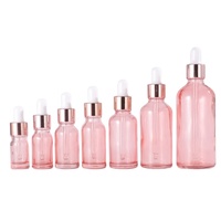 Bouteilles sérum vide d'huile essentielle en verre réutilisable, conteneur compte-gouttes, 5ml 10ml 15ml 20ml 30ml 50ml 100ml, en Stock, nouveau