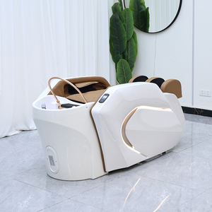Luxuriöses Modernes Schönheitssalon-Möbelstück Elektrisches Massage-Waschbett Moderner Kopftherapie-Spa-Shampoo-Stuhl mit Beleuchtung - Product Image 4