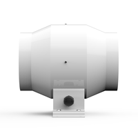 Ventilateur haute efficacité 4 "pouces système de Ventilation à flux mixte extracteur d'air d'échappement ventilateur de conduit en ligne pour salle de bain et cuisine