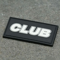 Patch PVC 3D personnalisé en relief, patch en caoutchouc souple écologique, logo vintage, badge tactique pour sacs, chapeaux, vêtements