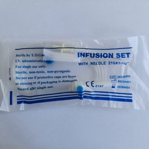 पालतू पोषण के लिए डिस्पोजेबल प्लास्टिक पशु चिकित्सा जलसेक सेट 4 जानवरों के लिए सुई के साथ जलसेक सेट - Product Image 3