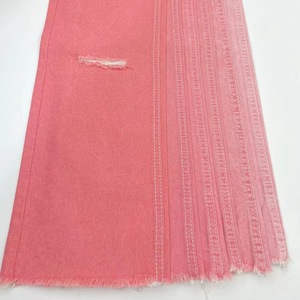 Tessuto Denim Grezzo Ultra Morbido Colorato Leggero Antistatico Resistente all'Abrasione per Abbigliamento Non Elasticizzato - Vendita all'Ingrosso - Product Image 2