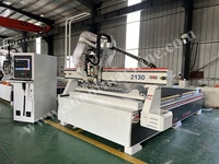 Machine de routeur CNC robuste de haute qualité avec outils de changement automatique en ligne droite, SH2130CNCx1