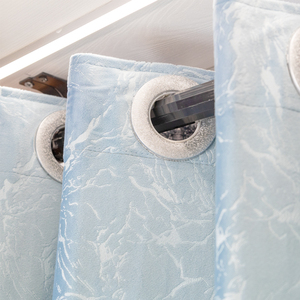 Thiết Kế 100% Polyester Twill Màn Dệt Kim Nhung Rèm Mạ Gilded In Nổi Kết Thúc Đồng Bằng Không Thấm Nước Dệt Vải Cuộn - Product Image 4