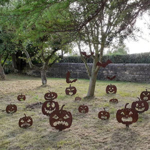 Panneau Découpe Laser Personnalisé Extérieur Jardin Cour Métal Fantôme Sorcière Halloween <span class=keywords><strong>Plug</strong></span> <span class=keywords><strong>Ins</strong></span> pour Jardin Cour - Product Image 6