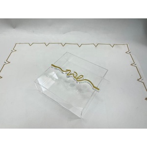 Juif Moderne De Luxe Lucite Acrylique Porte-Serviettes Waterdale Collection Pâque Rosh Hashana Shabbos Shabbat Judaica Pourim - Product Image 2