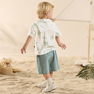 DB2261930 DAVE BELLA Set Estivo <span class=keywords><strong>per</strong></span> <span class=keywords><strong>Bambini</strong></span>: Maglietta a Maniche Corte + Pantaloncini, Completo Casual 2 Pezzi <span class=keywords><strong>per</strong></span> Spiaggia e <span class=keywords><strong>Vacanze</strong></span> - Product Image 3