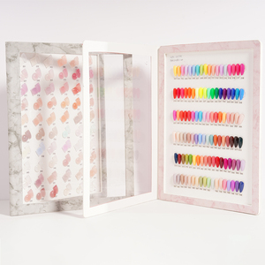 Missgel Design 120/160/216 Uds esmalte de uñas Gel Color libro tablero acrílico mostrar uñas Color gráfico libro Tarjeta de visualización - Product Image 6