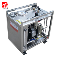 TEREK LU-LDD-255 Potenciador Neumático de Líquido de Alta Presión para Equipo de Banco de Pruebas con Manguera de Bombeo, Estructura de Acero Inoxidable