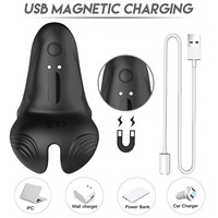 Meistverkaufter Lumi Soft Silikon Vibrierender Penisring Doppelte Hoden-Prostata-Massage Penisvibrator für Männer zur Verzögerung der Ejakulation