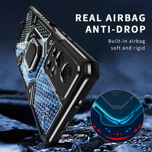 Funda trasera antigolpes para coche, anillo de dedo, funda de teléfono con soporte a prueba de golpes para Xiaomi Redmi Note 11 Pro Ultra 10 9 8 12 <span class=keywords><strong>K40</strong></span> PPC32 - Product Image 4