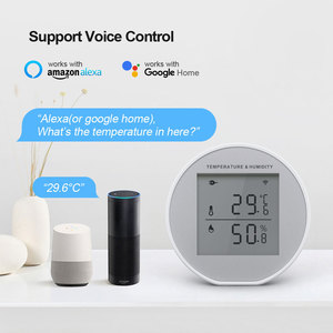 2023 di recente lancio del sensore di umidità della temperatura Tuya Smart WiFi per montaggio a parete/Desktop con rilevamento della batteria scarica PST-WSD400H - Product Image 4