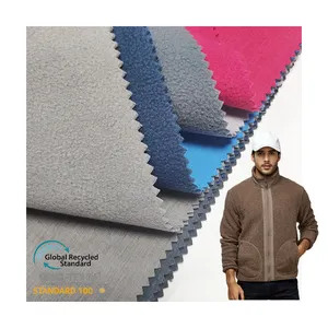 Tùy Chỉnh Màu Rắn Cực Fleece Ngoại Quan Vải Ngoài Trời Windproof Áo Khoác Mùa Đông Mới Ngoại Quan Sang Trọng Vải Cho Bán