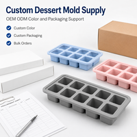 Molde de Silicona de Grado Alimenticio para Barras de Chocolate, 10 Cavidades, Apto para Lavavajillas y Horno, Libre de BPA, para Regalos de Repostería