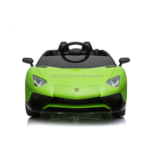 Voiture électrique pour enfants à la mode, <span class=keywords><strong>Lamborghini</strong></span> sous licence, 2 places, sur batterie, populaire, roues en plastique réelles avec 4 roues, pour bébés - Product Image 6