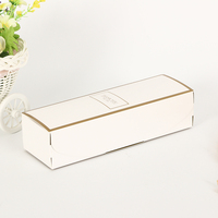 Benutzer definierte eingebettete Logo Flat 6 X6X3 Aus stecher Kuchen boxen mit Pp Pet um elegante Eis klappbare Schicht Pudding Jakobs muschel Bar